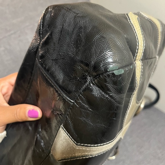 Coach gallery east west Leather Tote with Inlaid/Patchwork design - Picture 8 of 12